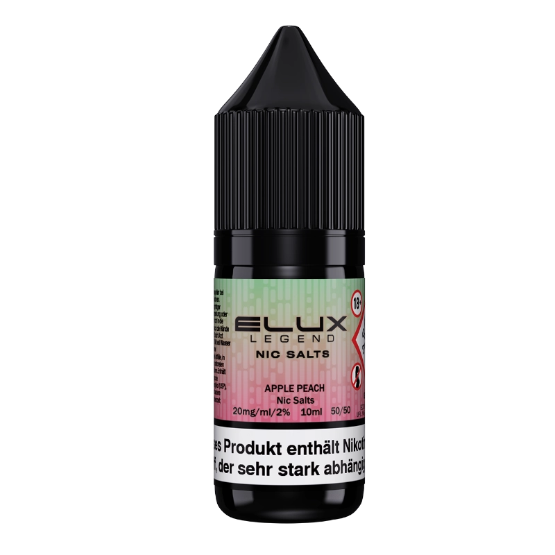 Elux Nic Salts 10ml - Apple Peach 20mg