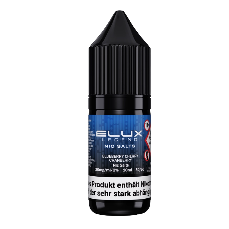 Elux Nic Salts 10ml - Blueberry Cherry Cranberry 20mg